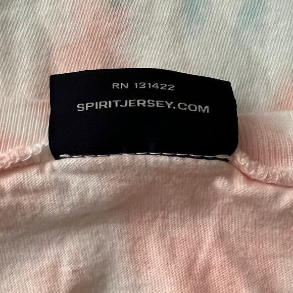 Spirit Jersey NEW Unisex XS/S/M Oversized Tie-Dye Top Long Sleeve Drop Shoulder - Picture 7 of 9